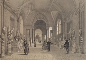 Vatican Museums, Gallery of the Candelabra, Rome, illustration from the album 
